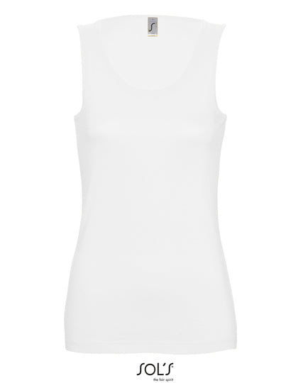 Women´s Tank Top Jane in White, Größe XL