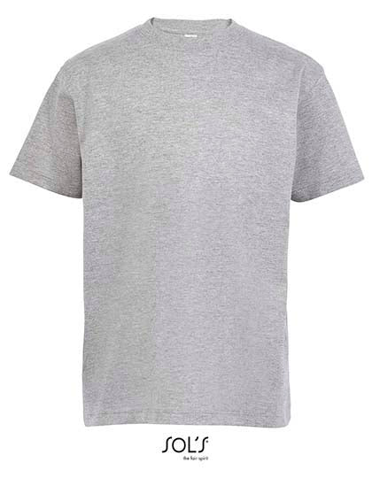 Kids´ Imperial T-Shirt in Grey Melange, Größe 12 years (142/152)