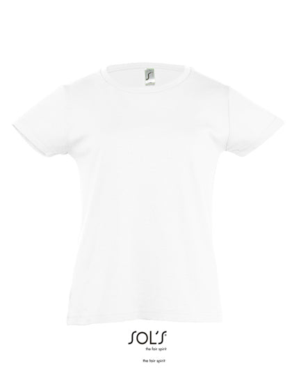 Kids´ T-Shirt Girlie Cherry in White, Größe 12 years (142/152)