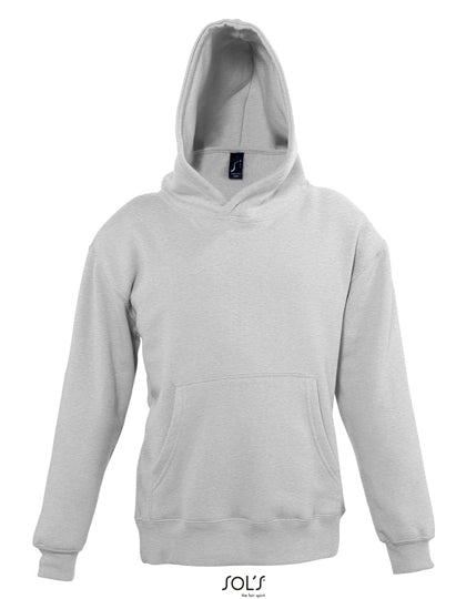 Kids´ Hooded Sweat Slam in Grey Melange, Größe 12 years (142/152)