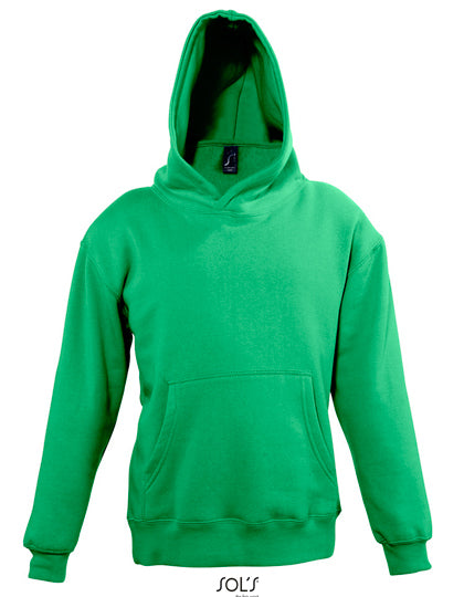Kids´ Hooded Sweat Slam in Kelly Green, Größe 12 years (142/152)