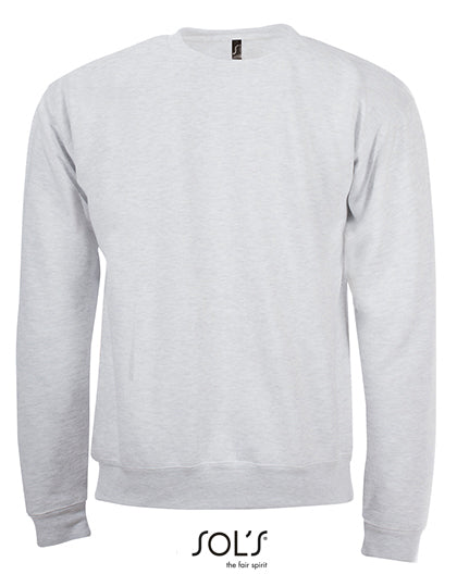 Men´s Spider Round-Neck Sweatshirt in Ash (Heather), Größe 3XL