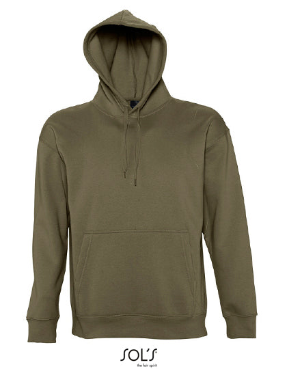 Hooded-Sweater Slam in Army, Größe XXL