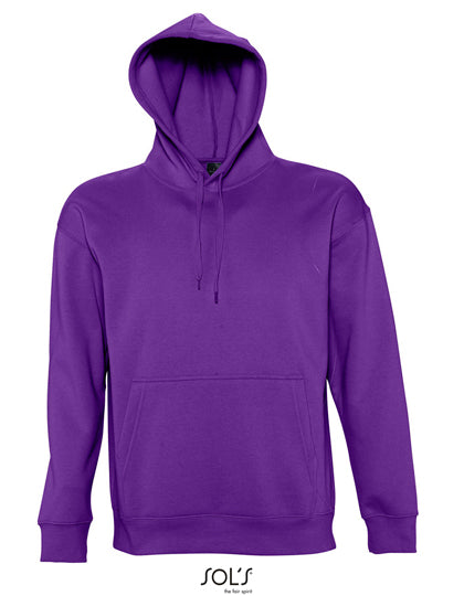 Hooded-Sweater Slam in Dark Purple, Größe XXL