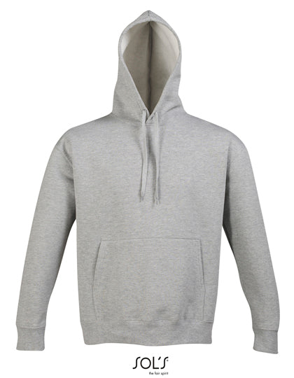 Hooded-Sweater Slam in Grey Melange, Größe XXL