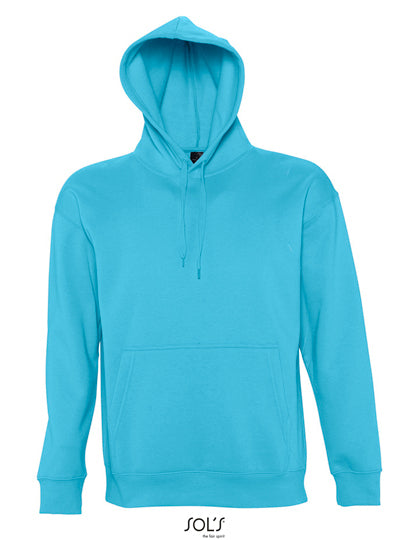 Hooded-Sweater Slam in Turquoise, Größe XXL
