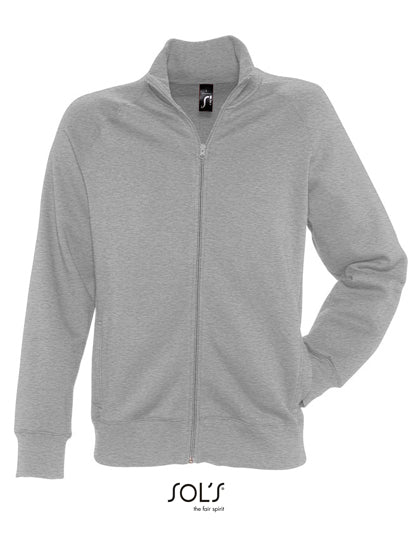 Men´s Zipped Jacket Sundae in Deep Grey Melange, Größe XXL