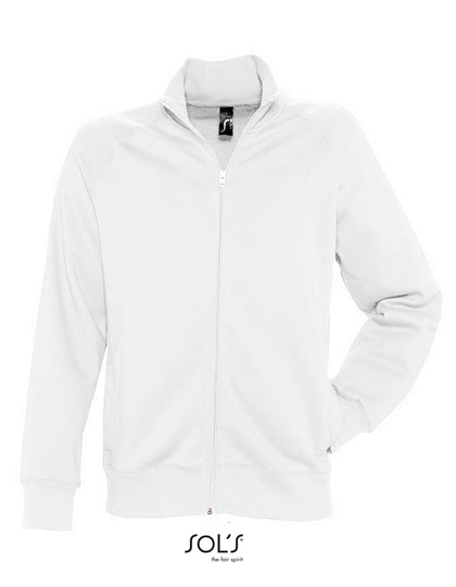 Men´s Zipped Jacket Sundae in White, Größe XXL