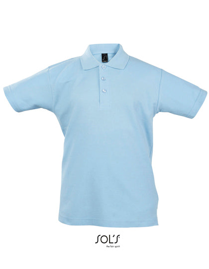 Kids´ Summer Polo II in Sky Blue, Größe 12 years (142/152)