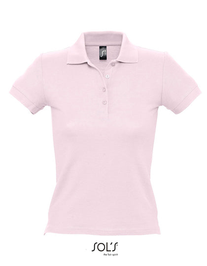 Women´s Polo People 210 in Pale Pink, Größe XXL