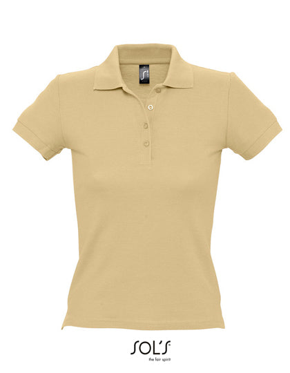 Women´s Polo People 210 in Sand, Größe XXL