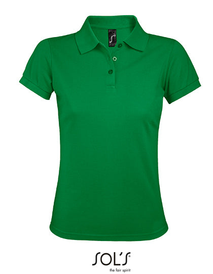 Women´s Polo Shirt Prime in Kelly Green, Größe 3XL