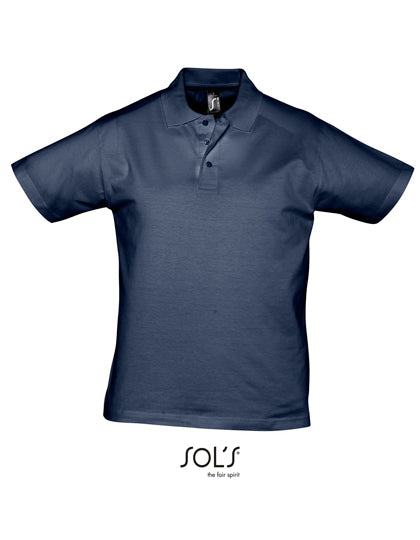 Men´s Jersey Polo Shirt Prescott in French Navy, Größe 3XL