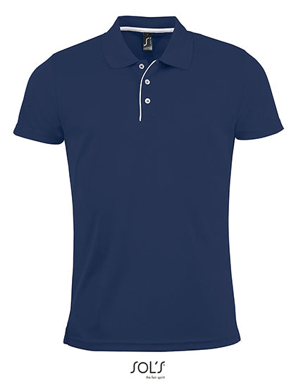 Women´s Sports Polo Shirt Performer in French Navy, Größe XXL