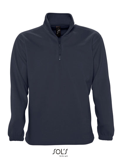 Half-Zip Fleece Ness in Navy, Größe 5XL