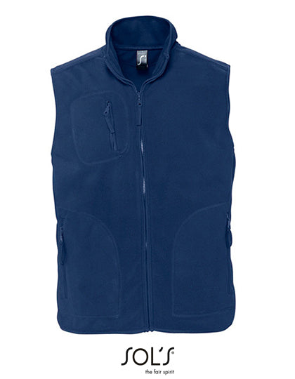 Unisex Fleece Vest Norway in Navy, Größe 5XL
