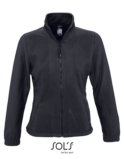 Women´s Fleece Jacket North in Charcoal Grey (Solid), Größe XXL