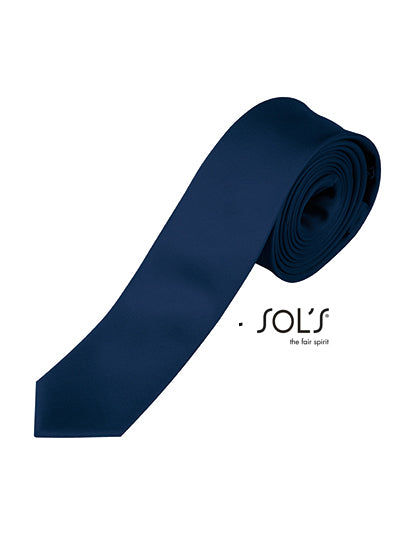 Slim Tie Gatsby in French Navy, Größe 152 x 5 cm