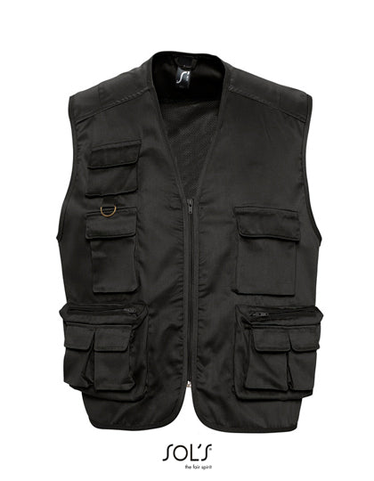 Reporter Jacket Wild in Black, Größe 3XL