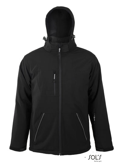 Men´s Rock Padded Softshell in Black, Größe 3XL