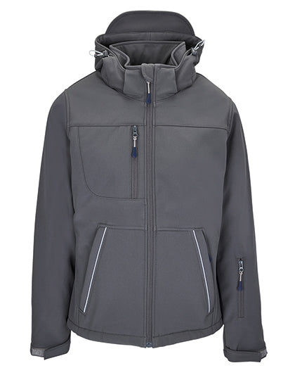 Women´s Rock Padded Softshell in Charcoal Grey (Solid), Größe XXL