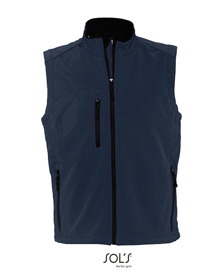 Men´s Sleeveless Softshell Rallye in French Navy, Größe 3XL