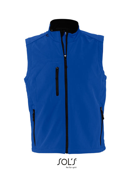 Men´s Sleeveless Softshell Rallye in Royal Blue 241, Größe 3XL