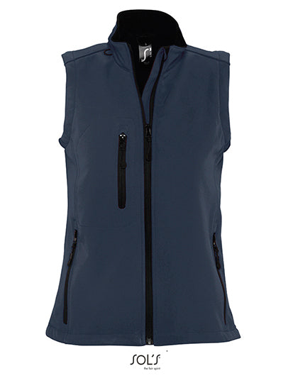 Women´s Sleeveless Softshell Rallye in French Navy, Größe XXL