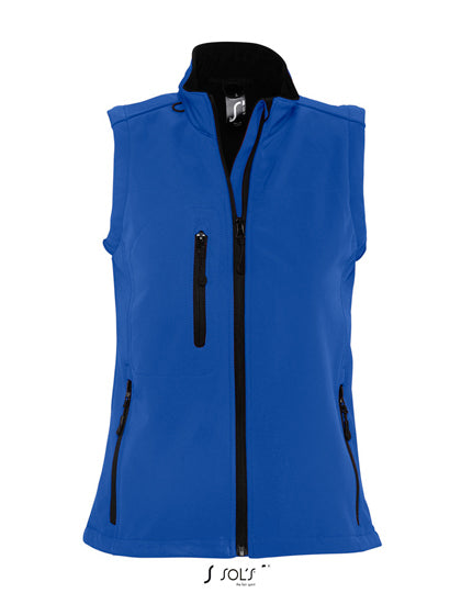 Women´s Sleeveless Softshell Rallye in Royal Blue 241, Größe XXL