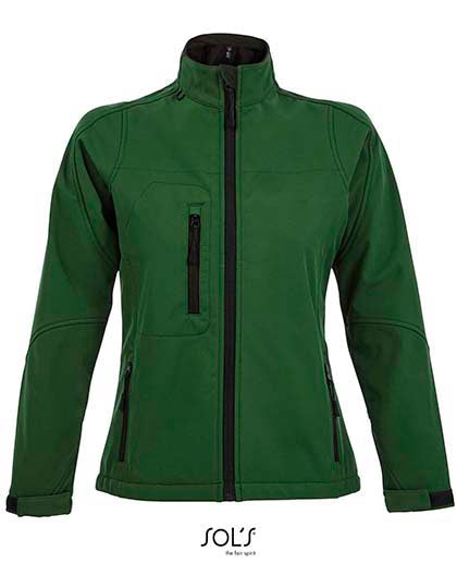 Women´s Softshell Jacket Roxy in Bottle Green, Größe XXL
