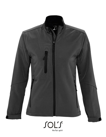 Women´s Softshell Jacket Roxy in Charcoal Grey (Solid), Größe XXL