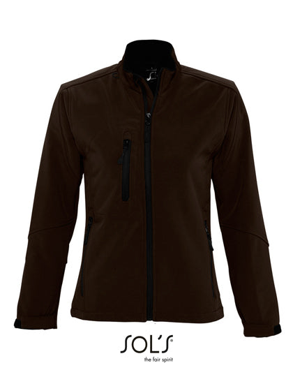 Women´s Softshell Jacket Roxy in Dark Chocolate, Größe XXL