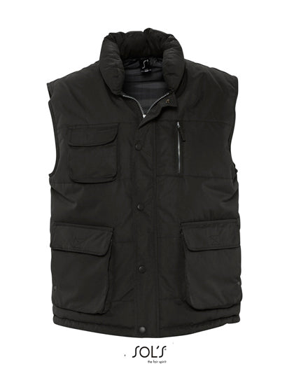 Viper Bodywarmer in Black, Größe 5XL
