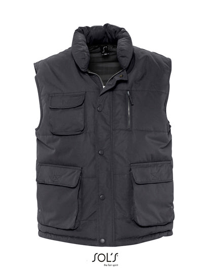 Viper Bodywarmer in Charcoal Grey (Solid), Größe 5XL