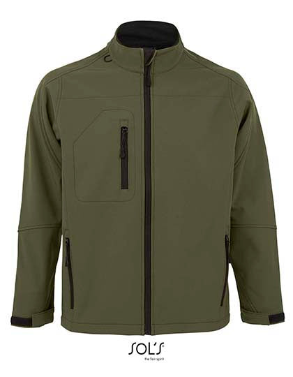 Men´s Softshell Jacket Relax in Army, Größe 4XL