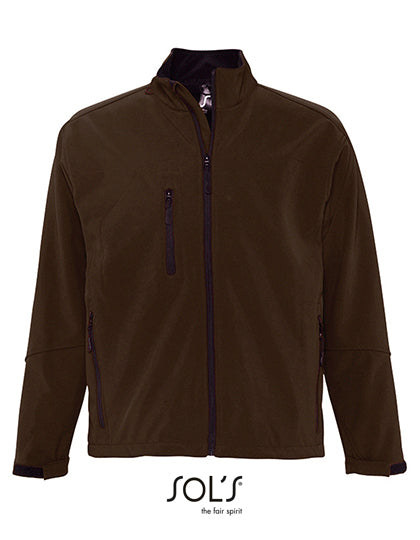 Men´s Softshell Jacket Relax in Dark Chocolate, Größe 4XL