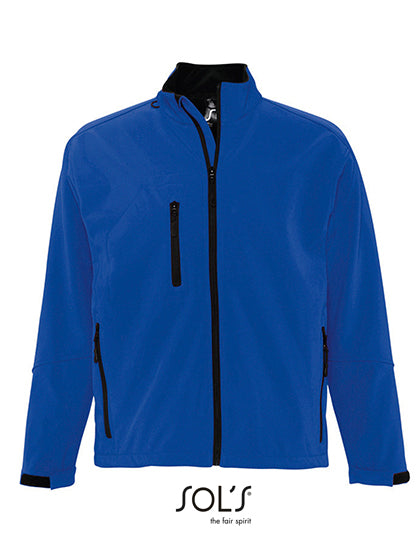 Men´s Softshell Jacket Relax in Royal Blue 241, Größe 4XL