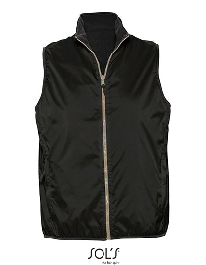Unisex Reversible Bodywarmer Winner in Black, Größe XXL
