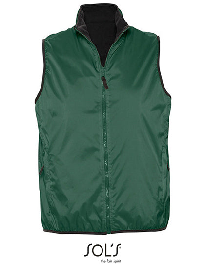 Unisex Reversible Bodywarmer Winner in Forest Green, Größe XXL