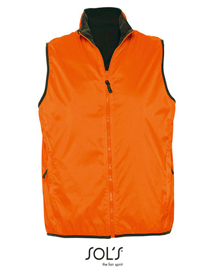 Unisex Reversible Bodywarmer Winner in Orange, Größe XXL