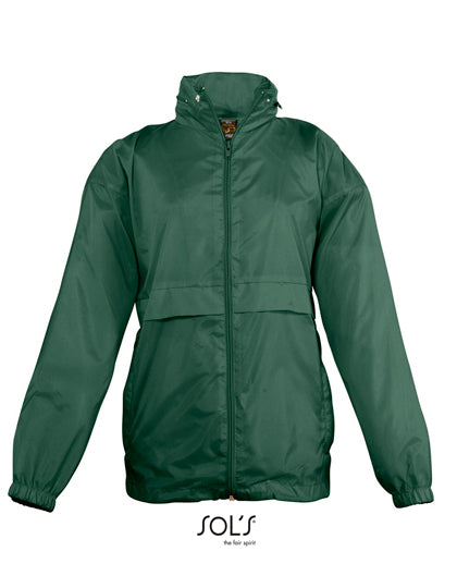 Kids´ Windbreaker Surf in Forest Green, Größe 15/16 (165-176cm)