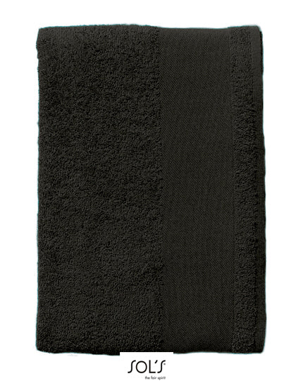 Bath Sheet Island 100 in Black, Größe 100 x 150 cm