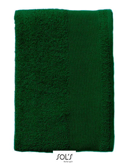 Bath Sheet Island 100 in Bottle Green, Größe 100 x 150 cm