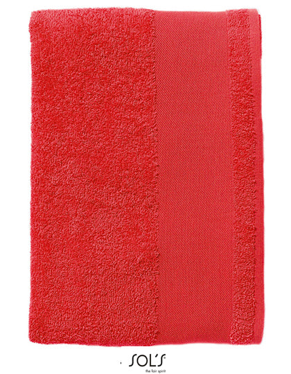 Bath Sheet Island 100 in Red, Größe 100 x 150 cm