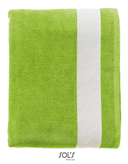 Beach Towel Lagoon in Lime, Größe 100 x 160 cm