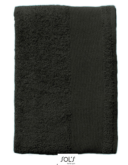 Bath Sheet Bayside 100 in Dark Grey (Solid), Größe 100 x 150 cm