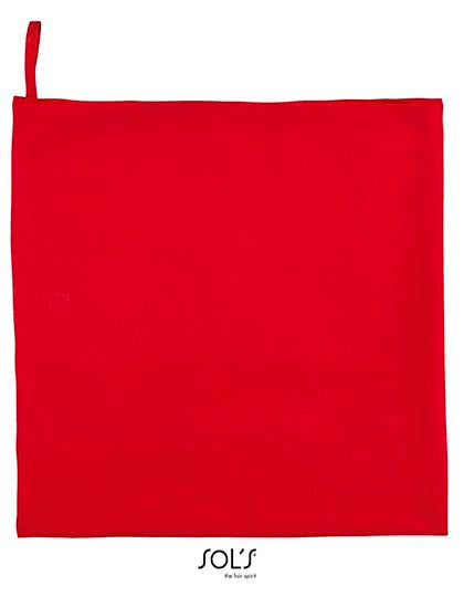 Microfibre Towel Atoll 50 in Red, Größe 50 x 100 cm