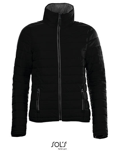 Women´s Light Padded Jacket Ride in Black, Größe XXL