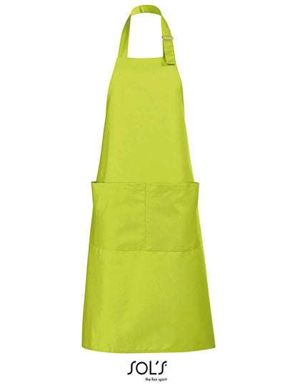 Long Apron Gala in Apple Green, Größe 75 x 90 cm