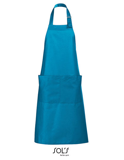 Long Apron Gala in Aqua, Größe 75 x 90 cm